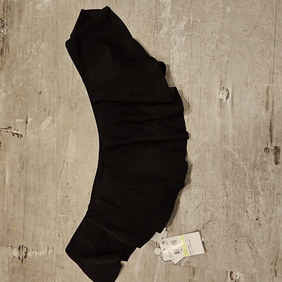 💕TRINA TURK💕 Monaco Solids Off The Shoulder Bandeau Bikini Top ~ Black 4 NWT - Picture 6 of 11